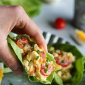 BLT Egg Salad Lettuce Wraps